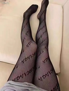 Foreign Trade Cross-border Internet Celebrity ing Flame Snake Skull Spider Web Cut Out Fishnet Stockings Sexy Black Stockings Women's Socks