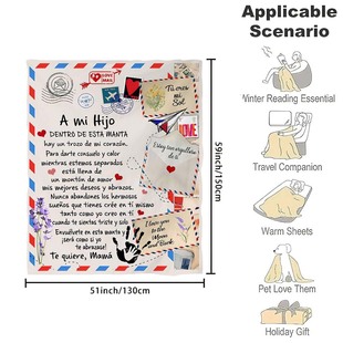 2023 New Amazon Hot Selling Envelope Flannel Blanket Birthday Gift Velvet Blanket European and American Home Sofa Nap