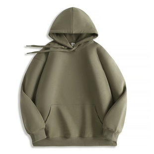 Guangdong Cang Qiu Ri Chao Brand New 681#300g Hua Cotton Hoodie Wear Men's and Women's Hooded Loose Turtleneck Wear