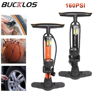 BUCKLOS Велосипедный насос Шрадер/Presta клапан надувной насос 160PSI высокого давления