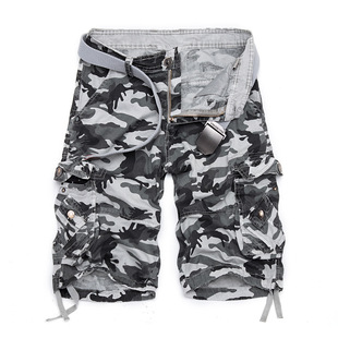 Foreign trade wholesale Amazon tooling shorts Korean casual camouflage pants men's casual pants multi-pocket pants men