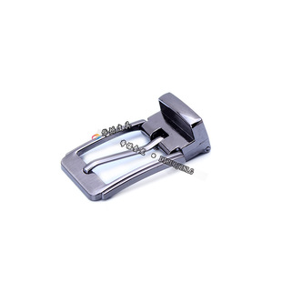Stall supply men's perforated belt needle buckle tooth pressing tail clip needle buckle head eye belt buckle wholesale
