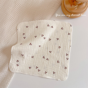 Baby's Spit Towel Cotton Gauze Towel Baby's Burp Towel Children's Handkerchief Newborn Super Soft Face Wash Small Square Towel