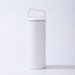 Cross-border in stock 304 stainless steel handle cup large capacity outdoor sports water cup high color value simple straight cup