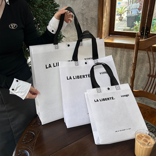Clothing Store Non-woven Women's Clothing Handbag Packaging Shopping Packaging Bag Gift Bag Thickeneded Wholesale Ready Stock