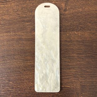 Cross-border Unfinished Blank Powder Acrylic Tassel Bookmark DIY Convenient Pendant Sticking Music Book Card Ornaments