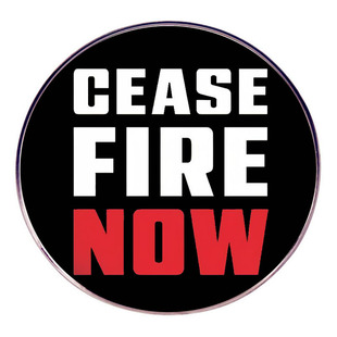 Cease fire Palestine brooch stop war peace Palestine pin metal alloy badge accessories