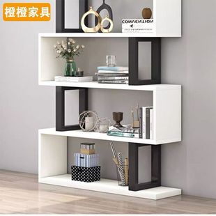 Simple Creative Bookshelf Storage Rack Modern Multi-layer Simple Floor Living Room Combination Partition Storage Bookcase Shelf