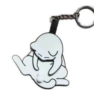 [Original Authorization] 3D Printing Decompression Egg-out Cat Keychain New Cute Funny Bag Pendant Rotating Cat
