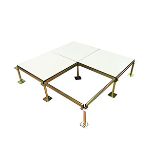 All-Steel Ceramic Suspended Anti-Static Floor - Ivory White, Wear-Resistant and Easy to Maintain, Beautiful and Fashionable Indoor