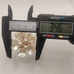 Five-petal Flower with Flower Heart Handmade DIY Material Plastic Flower with Stamen New Style Hair Accessories Popular Jewelry