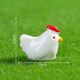Foreign trade moss micro landscape creative chicken hen doll diy decorations blind bag accessories car small ornaments