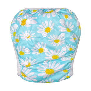 Goodbum baby swimming trunks swimming pool special adjustable breathable cloth diaper printing spot wholesale