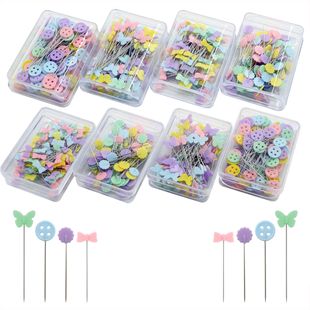 Wholesale multi-specification color positioning pins 50 100 200 handmade DIY three-dimensional positioning pins