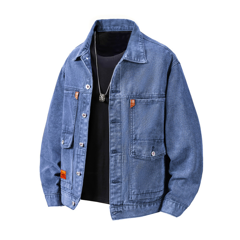 Vintage Denim Jacket for Men, Trendy Brand, Spring and Autumn 2026 New Style, Stylish Denim Jacket, Men's Denim Coat
