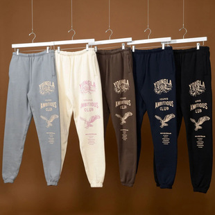 YOUNGLA Men's Sports Pants American Style Sports Casual Pants Gym Running Bodybuilding Training Pants