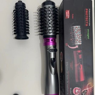 [in stock] Cross-border Automatic Curly Hair Comb Wave Roll Big Roll Hot Air Comb 2-in -1 Constant Temperature Fluffy Blowing Comb