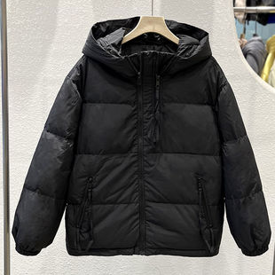 Cotton-padded jacket Design Sense Double Zipper Sense Explosive Fashionable All-match Loose Slimming Solid Color Wind-proof and Moisture-proof