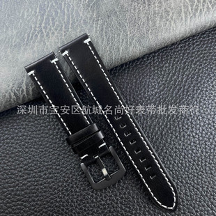 Cowhide Strap 22mm Fit Huawei GT Xiaomi Smart Watch First Layer Oil Wax Cowhide Retro Quick Disassemble in stock