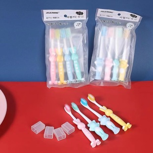 Cartoon Kidsren's Toothbrush Soft Bristles 2-3-6-10-12 Years Old Baby Training Big Kids Primary School Student Toothbrush