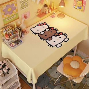 Hello kitty Скатерть Hello Kitty ins Ветер Домашняя Скатерть Общежитие Письменный стол Чайный столик