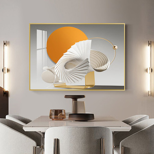 Restaurant Decorative Painting Modern Simple Light Luxury Hanging Painting Abstract Bedroom Art Wall Painting Dining Room Background Wall Decorative Murals
