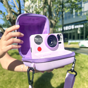 Подходит для Polaroid Универсальная фиолетовая тканевая сумка для хранения защиты EVA Жесткая оболочка защитная сумка