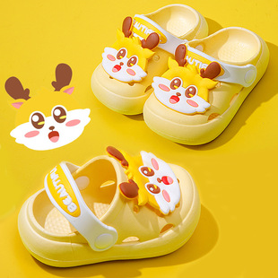 Factory direct sale girls boys non-slip children's slippers summer slippers girls kids baby hole shoes wholesale