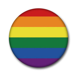 Cross-border Amazon Couple Color Badge Brooch Personality Jewelry Tinplate Rainbow Badge Love Pin Women