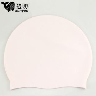 Silicone swimming cap adult men and women solid color swimming cap weight optional printable LOGO factory in stock swimming cap wholesale