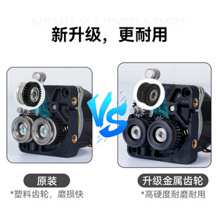 Chuangmei K1 цельнометаллический двухзубчатый экструзионный комплект для модернизации DLC закаленные стальные сплавы K1C/Ender3 V3