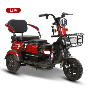 Electric tricycle 14 inch middle-aged and elderly leisure scooter small household mini folding shuttle children battery car
