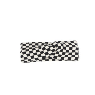 New Cross-border Internet Celebrity Versatile Checkerboard Plaid Headband Women's Daily Wear Headband Simple Woolen Knitted 2024