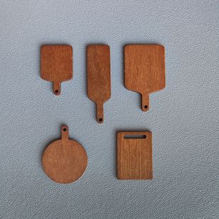 1:12 points miniature food play chopping board mini model cutting board ob11 doll house kitchen accessories diy scene