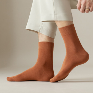 Xinjiang long staple cotton hundred cotton men's cotton socks in the tube deodorant sweat-absorbent moisture-resistant Pilling cotton socks manufacturers