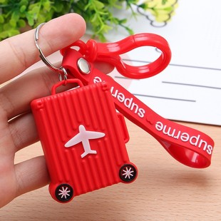 Soft rubber three-dimensional animation key chain cartoon doll pendant key chain creative gift 3D three-dimensional key chain
