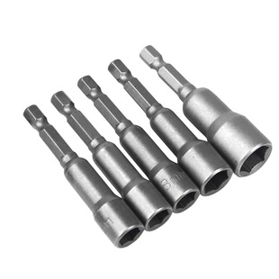 Electric wrench socket head inner and outer hexagonal handle batch head wind batch with strong magnetic self-tapping long magnetic 8-12mm screw