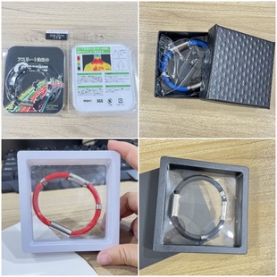 Bracelet Necklace Japanese Packaging Box Paper Box Iron Box Jewelry Jewelry Box Transparent PE Film Jewelry Packaging