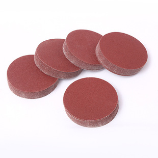 Wholesale flocking sandpaper 4 inch 5 inch 7 inch 9 inch disc sand polishing sheet self-adhesive back velvet polishing sheet sandpaper