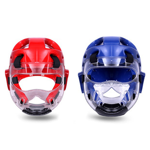 In stock supply head protection competition training helmet head protection Sports protective equipment Sanda Muay Thai karate protective gear