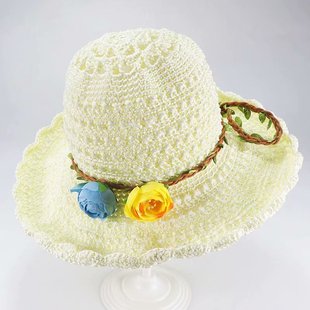 Medium thick ice twine bright silk hollow light body ice silk thread summer sun hat hand woven diy crochet slippers cushion