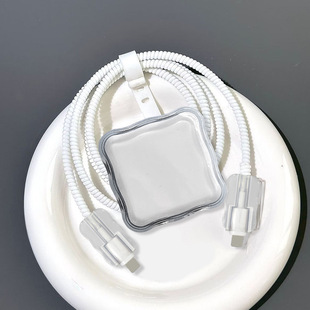 Применимо Apple 18/20w зарядное устройство чехол для iPhone15/14 быстрая зарядная головка tpu мягкая оболочка европейская