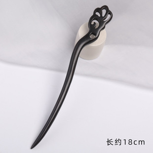Red Sandalwood Ebony Hairpin Advanced Feeling Sandalwood Hairpin New Chinese Style Disc Hairpin Green Sandalwood Hairpin Antique Hair Accessories