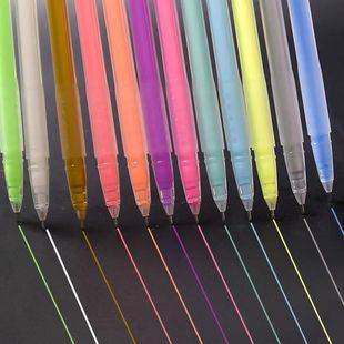 Large capacity high-gloss pen students draw key highlighter watercolor pen graffiti painting hand account pen high-gloss pen wholesale