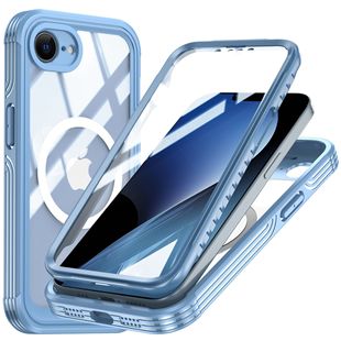 Применимо для Apple 16e пылезащитный iPhone SE4 все включено прозрачный магнитный всасывающий трехзащитный чехол для телефона