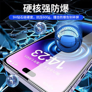 One-piece delivery iPhone14 film suitable for Apple 15 tempered film 11 HD film 12 mobile phone film 13pro film