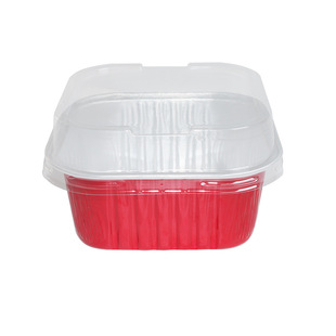 150ml Lava Chocolate Cake Packaging Box Square Food Grade Tiramisu Baking Packaging Box Wholesale