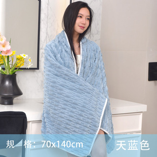 Factory Outlet Coral Fleece Wrapping Slub Fleece Thickened Bath Towel Adult Household Bath Special Strapless Towel