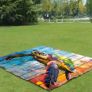 Cross-border beach mat quick-drying water-repellent moisture-proof mat outdoor picnic mat camping camping blanket