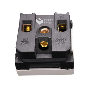 16A GB Card Socket Assembled Chinese Style AC Power Socket Industrial Chassis Cabinet Card Socket